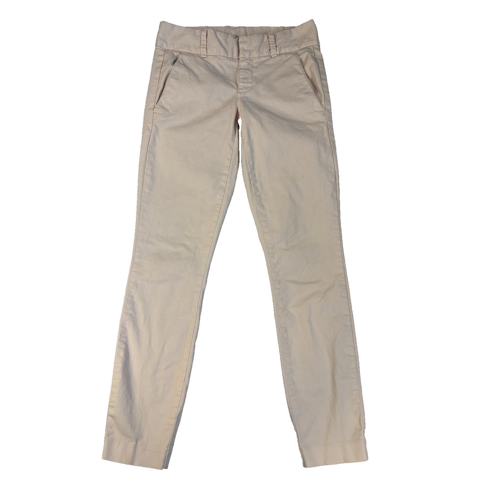 J. Crew Women's 00 Pastel Pink Andie Ankle Pants Sexy Skinny Leg Chino